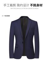 Chaqueta De Negocios Para Hombre Estilo Británico Sólido Moda Casual Cierre Único Tipo De Traje Ideal Para Bodas Y Trabajo - details 8