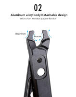 Herramienta Multifuncional TOOPRE Para Bicicleta Con Velcro Y Abrazadera Para Reparación De Neumáticos Y Cadena De MTB Y Carretera - details 4