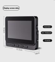 Teléfono inalámbrico con Cámara 1080p HD IP65 impermeable inalámbrico walkie-talkie visual Aire Libre con Cámara y Pantalla IPS de 4,3 pulgadas, Interconexión inalámbrica Bluetooth 2,4G, sin WiFi - details 0