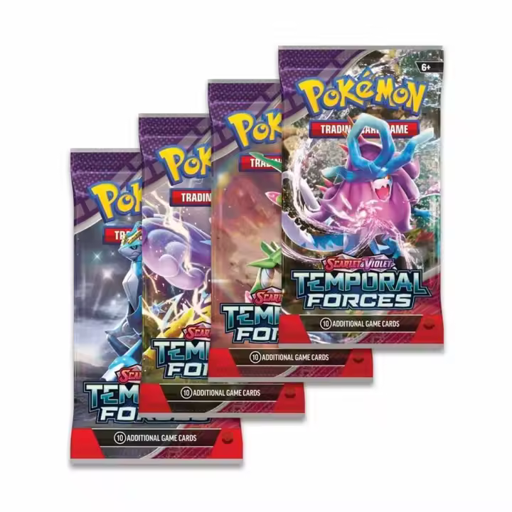 Sobre de cartas Pokémon Scarlet & Violet - Temporal Forces (inglés)  Pokemon MERCHAN-STORE - 1