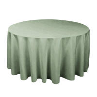 Mantel Redondo De Seda Blanca Resistente Al Agua Para Boda Cubierta De Overlay Brillante Y Suave Para Banquete Decoración De Mesa - details 12
