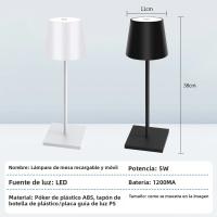 Lámpara De Escritorio LED 3 Colores Luz De Noche Táctil Protección Ocular Con Enchufe USB Para Estudio Luz De Mesa Lateral - details 11