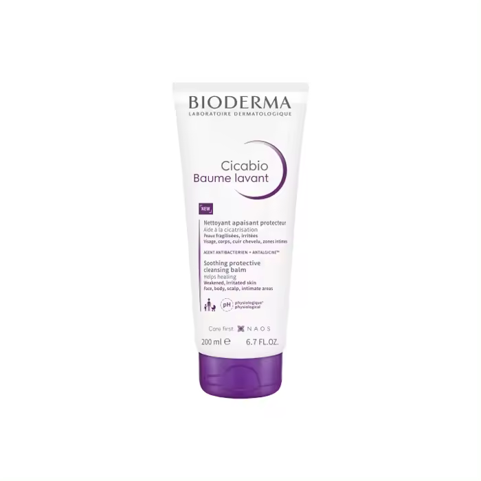 Limpiador Facial Bioderma Cicabio Baume Lavant 200 Ml - 1