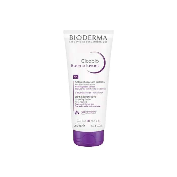 Limpiador Facial Bioderma Cicabio Baume Lavant 200 Ml - 1