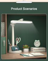 Lámpara De Mesa LED Recargable Plegable Protección Ocular Para Niños Estudiantes Con Batería USB Iluminación De Dormitorio Lámpara De Lectura Contemporánea - details 12