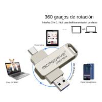 Pendrive USB 3.0 Tipo C 128GB 64GB MicroDrive Para Teléfono Y PC Regalo Flash Disk Stick De Alta Velocidad Compatible Con Windows Y Android - details 2