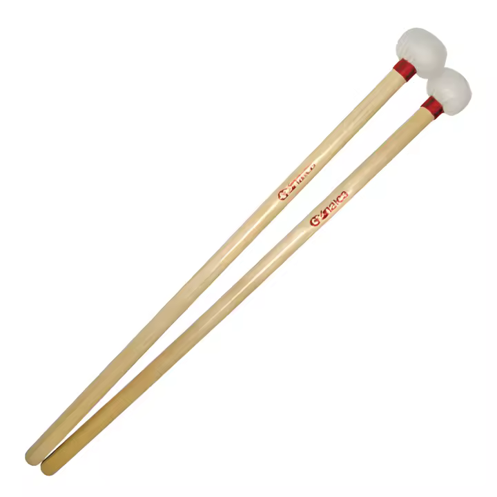 mazas par timbal gonalca Media Dura ref.02621 Largo total: 38cm. Bola: alto 3cm y ancho 3,7cm. - 1