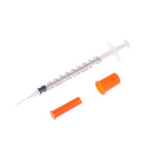 Siringa De Insulina Desechable Para Animales De Granja Y Mascotas 5Pcs Con Agujas Cabeza De Naranja Estéril Tamaño 0.3/0.5/1ML - details 2