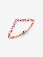 Pandora - Anillo Pandora Timeless Wish Sparkling Pink - Baño de Rose Gold de 14K - details 1