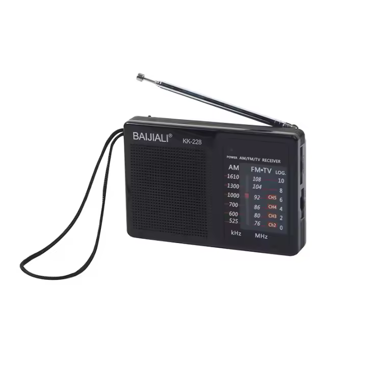 Radio compacta, Radio portátil de Bolsillo, estéreo con Pilas y Altavoz Grande, Señales ultraanchas y Antena telescópica para Personas Mayores Que corren y Hacen Ejercicio en Interiores y - 1