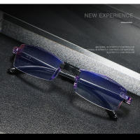 Gafas De Lectura Para Hombres Y Mujeres Con Anteojos Anti-Luz Azul Plegables HD Negro Y Transparente Con Estuche - details 6