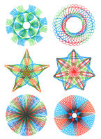 Juego De Dibujo Spirograph 27Pcs Con Círculos Interlockeados Y Bolígrafos Accesorios De Pintura Diseños Espirales Regla Geométrica Juguetes Para Niños - details 15