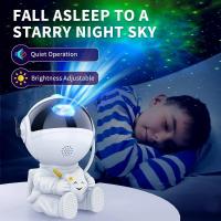 Proyector De Estrellas Y Astronauta Galaxy LED Luz Nocturna Decorativa Para Habitación Regalo Para Niños Lámpara De Decoración Del Piso - details 2