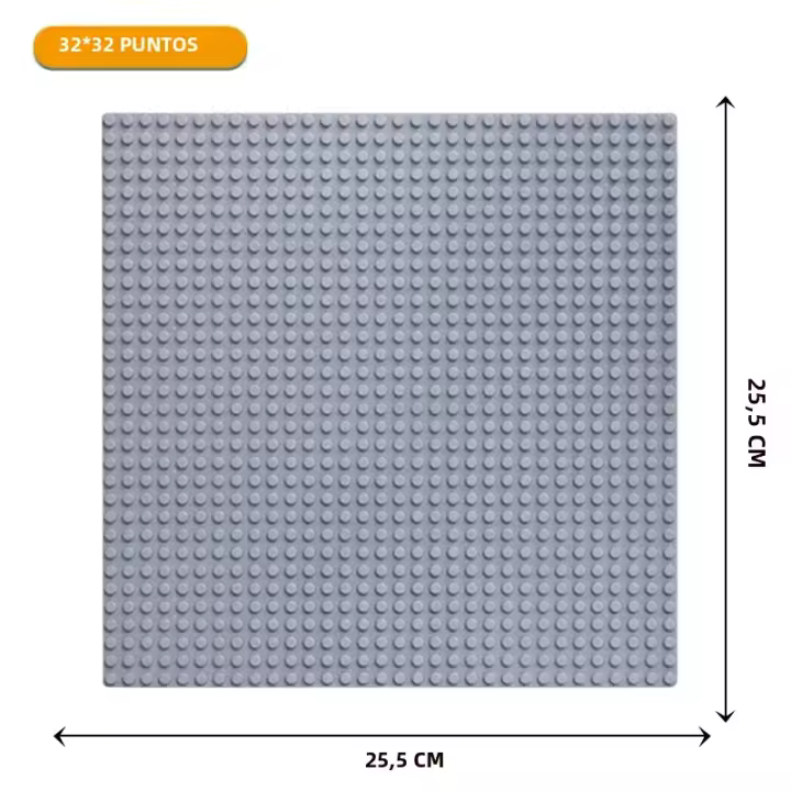 Placas De Base De Bloques De Construcción Clásicas 32x32 16x16 Con Puntos Placas De Bloque De Construcción DIY De Plástico Para Jóvenes Y Adultos - 1
