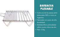 Parrilla Barbacoa Plegable Enrollable Transportable Aire Libre - details 1