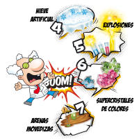 Laboratorio científico Lisciani Crazy Science para  hacer experimentos con slime, cristales y explosiones. Regalos y juguetes de ciencia infantiles +8 años - details 3