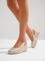 Alpargatas de cuña media con tira trasera - Verano para Mujer - details 0