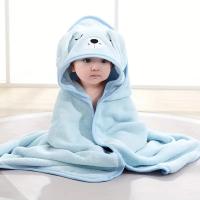Toalla de baño de lana de Coral para bebé, albornoz, camisón, edredón envuelto, absorbente, rápido, suave, Unisex, 1 pieza - details 4