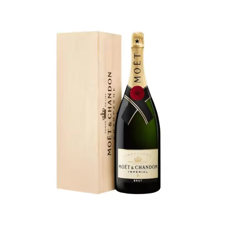 Moët & Chandon Brut Impérial Magnum Caja Madera  Francia Champagne 150 cl. 12.0º - 1