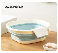 Paila De Baño Plegable De Silicona 1 PCS Portátil Y Ecológica Para Viajes Y Uso Doméstico En El Baño Opcional Colgante - details 9