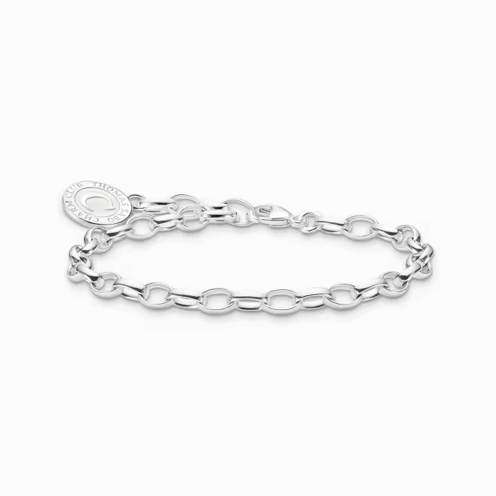 Thomas Sabo Pulsera Charm Mujer con blanco Charmista Coin plata X0287-007-21-L15 - 1