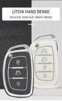 Funda De Llave De Coche TPU Para Hyundai Tucson Santa Fe Rena Sonata Elantra Creta Ix35 Ix45 I10 I30 I40 Accesorios Protector - details 2
