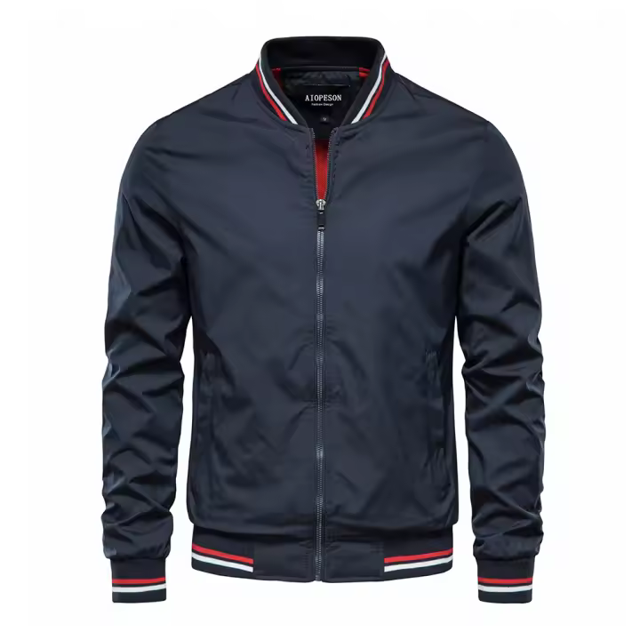 Chaquetas, nuevas chaquetas casuales europeas y americanas de primavera y otoño para hombres, prendas de vestir exteriores de moda, tops para hombres, chaquetas finas - 1