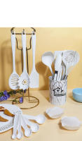 Set De Utensilios De Cocina En Silicona Rosa 18 Piezas Herramientas De Cocina Ecológicas Y Prácticas Incluye Tampones Medidora - details 3