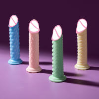 Dildo Realista De Goma Con Ventosa Para Mujeres Estimulador De Clítoris Y Masturbador Vaginal Juguetes Sexuales Para Lesbianas Tamaño 19cm X 3.5cm - details 2