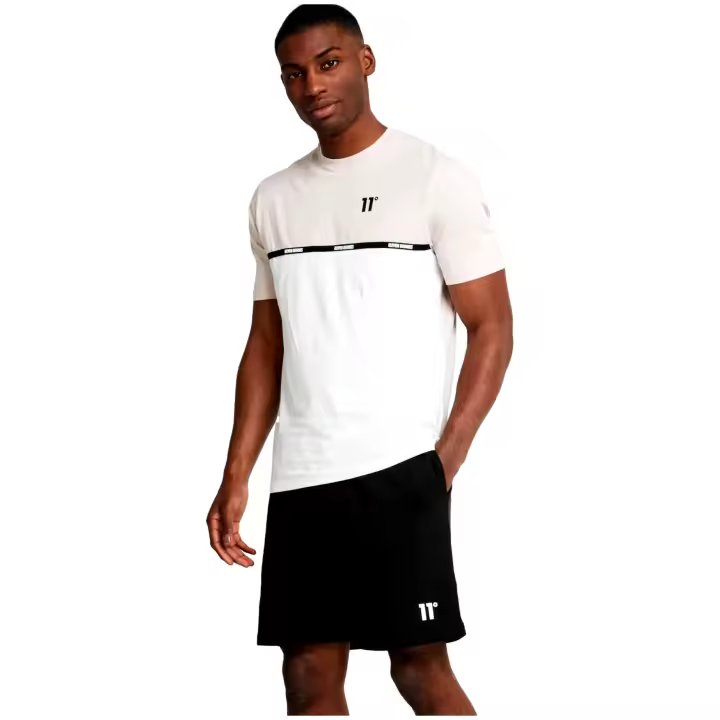 Camiseta de Manga Corta 11 Degrees Cut Sew Taped - Coconut Stone para hombre en color beige - 1
