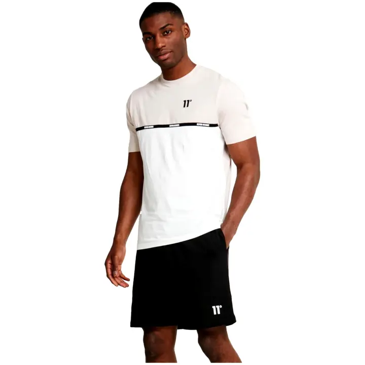 Camiseta de Manga Corta 11 Degrees Cut Sew Taped - Coconut Stone para hombre en color beige - 1