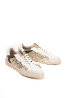 Lyla Wang Zapatillas doradas para mujer con lentejuelas y suela de goma Corina - details 2