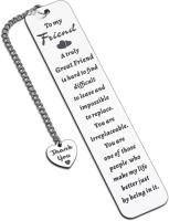 Marcador de libro de acero inoxidable con efecto esmerilado, hoja con borlas, regalo festivo, grabado personalizado, llavero metálico. - details 3