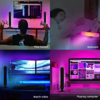 2PCS Luz Nocturna LED RGB Control APP Inteligente Barra De Lámpara Symphony Luz De Música Rítmica Ambiental Para TV Gaming Habitación Mesa - details 9