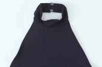 Vestido Largo De Moda TRZA Para Mujer Con Cuello Halter Sin Espalda Y Ajuste En La Cintura Vestido De Fiesta De Corte Casual - details 4