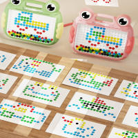 Tablero De Dibujo Magnético Para Niños Grande Con Perlas Y Lápiz De Borrado Fácil Juguete Montessori De Crabece Unisex - details 0