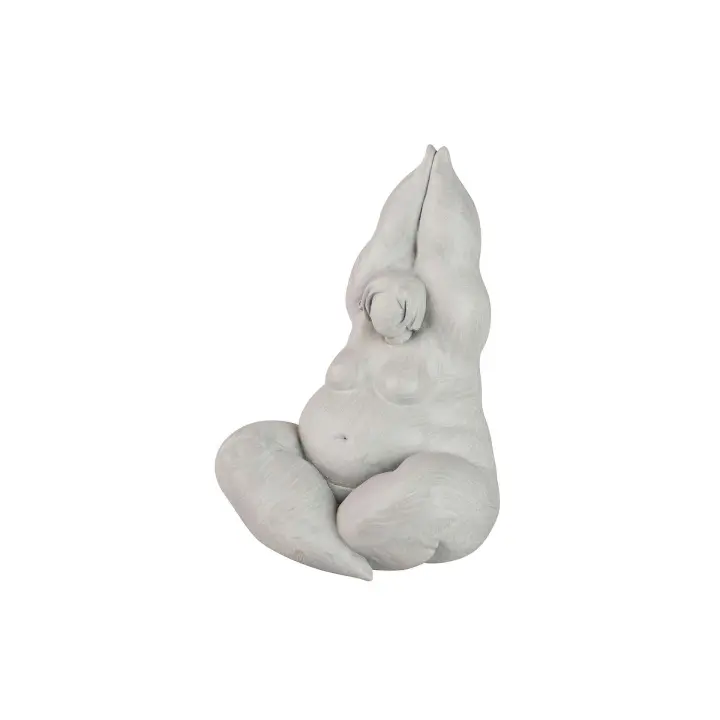 Figura Mujer Cemento Yoga 21x18x29 Cm - 1