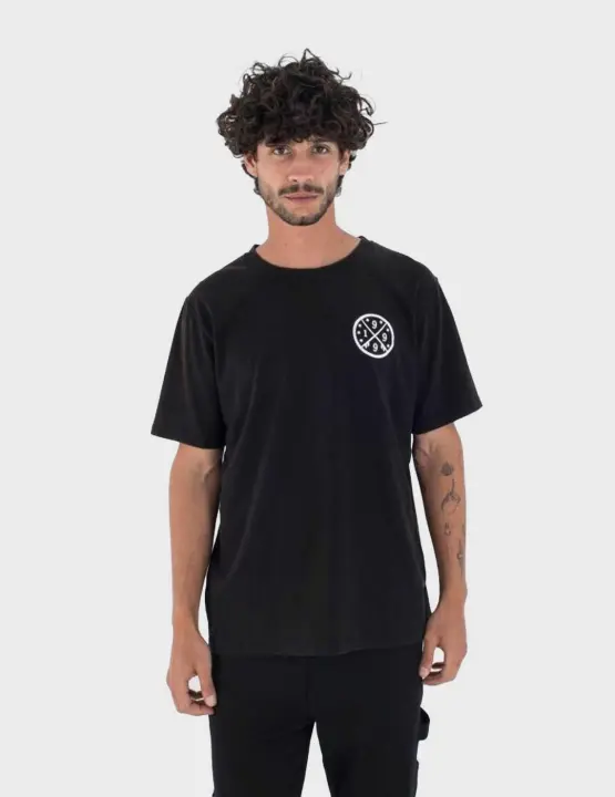 Hurley Sider Bp camiseta negra para hombre - 1
