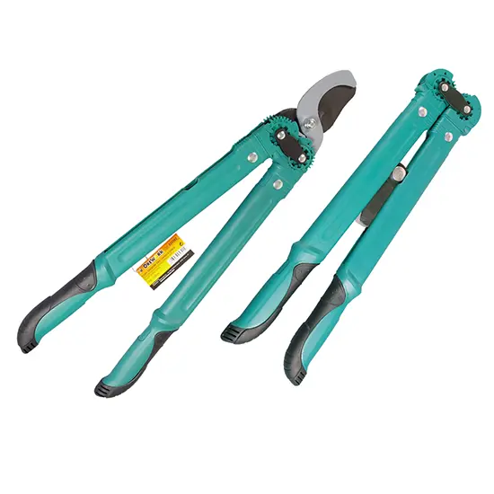 Orework Tijera de Podar Oro 2366 Doble Carraca Plegable - Seguridad Mejorada - 1
