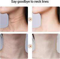 Masajeador facial, con calor de 45 ± 5 ° C y 4 modos de masaje para estiramiento de la piel y levantamiento del cuello EMS masaje tonificación facial reafirmante para (blanco) - details 3