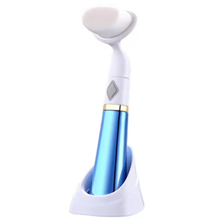 Cepillo de limpieza facial, cepillo de limpieza oscilante sónico, herramienta para el cuidado de la piel, cepillo facial exfoliante eléctrico para limpieza profunda y masaje facial (blanco) - 1