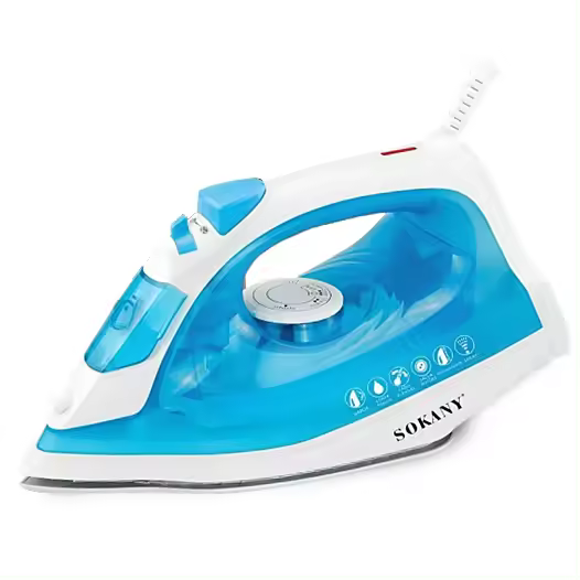 Plancha de vapor, polpe de vapor 220ml 1600 W, temperatura ajustable, 3 colores. Sokany - 1