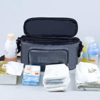 Bolsa para mamás, bolsa de pañales impermeable, bolsa de viaje para mamá de gran capacidad, organizador multifuncional para cochecito de bebé y madre de maternidad - details 4