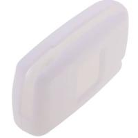 Banner - Funda silicona mando llave del coche 2 botones compatible con Peugeot blanco