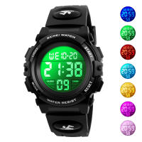 Reloj Deportivo Digital SKMEI Para Niños Resistente Al Agua 5Bar Reloj De Pulsera LED Cronógrafo Para Boys Y Girls Con Alarma Y Fecha - details 16