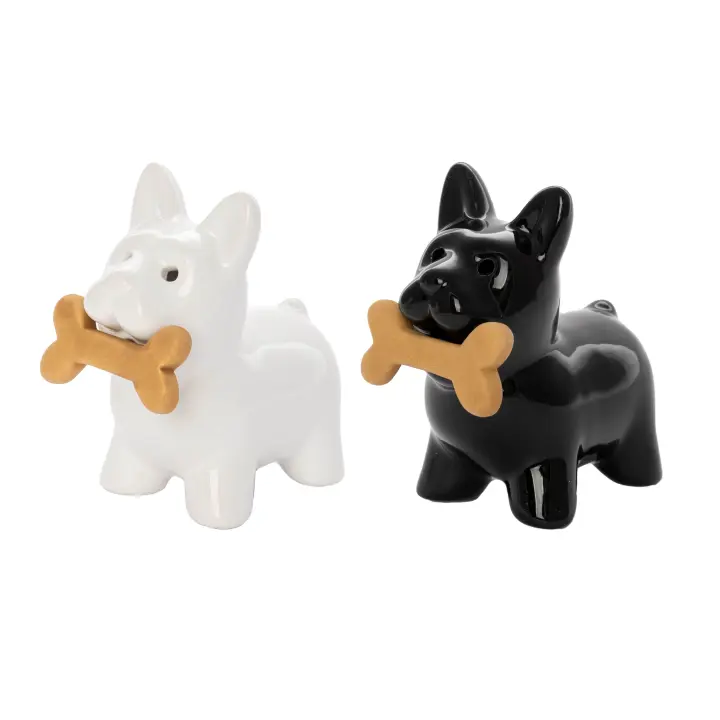 Fisura – Salero y pimentero original. Set de sal y pimienta para la mesa con diferentes diseños. Juego de salero y pimentero de cerámica. - 1