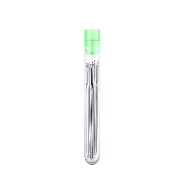 25 Pcs Agujas De Coser Con Ojo Grande De Acero Inoxidable Tamaños 1.6/1.8/2/2.2/2.4 Pulgadas Para Bordado Y Tejer Herramienta De Costura - 1