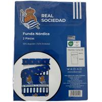 Funda nórdica 2 piezas 50% algodón, 50% Poliéster Real Sociedad. Producto oficial - details 2