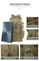 Mochila Táctica De Camping 35L Para Hombres Y Mujeres Impermeable Y Duradera Con Sistema De Marco Interno Material De Nylon Rucksack De Salida De Emergencia Para Senderismo Y Viajes - details 4