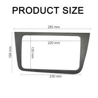 Marco De Radio Para Coche Seat Altea 2004-2015 Toledo 2004-2009 Marco De Montaje Para Estéreo Panel Dash Bezel Para Radio De 7/8/9 Pulgadas LHD/RHD - details 2